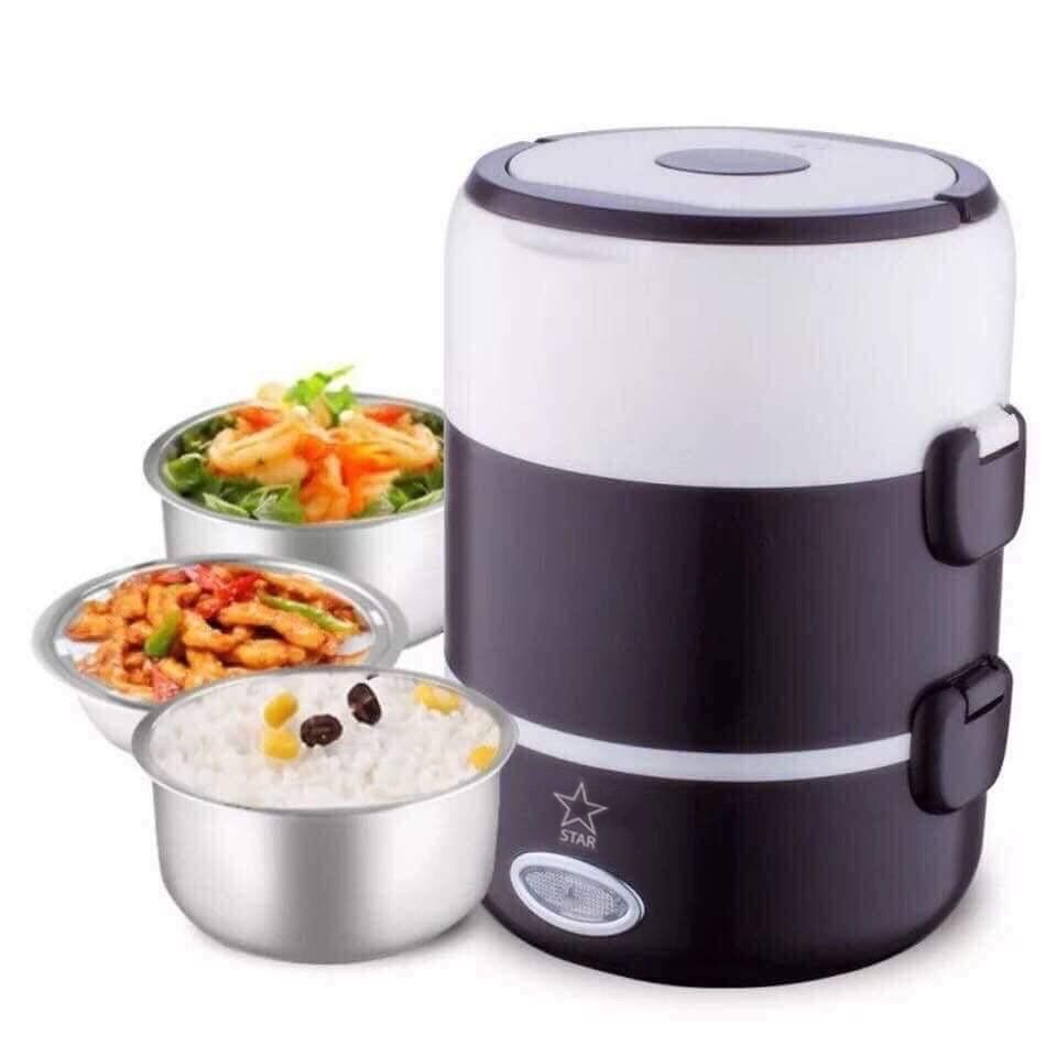 CẶP LỒNG Ủ CƠM 3 TẦNG INOX CẮM ĐIỆN
