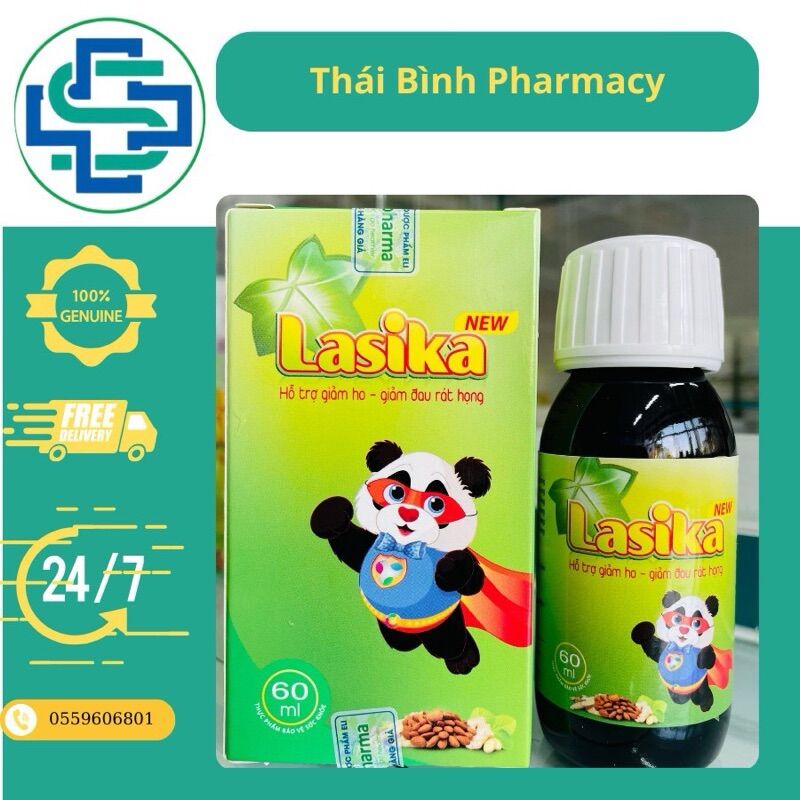 Siro ho lasika chai 60ml - lẻ 1 chai