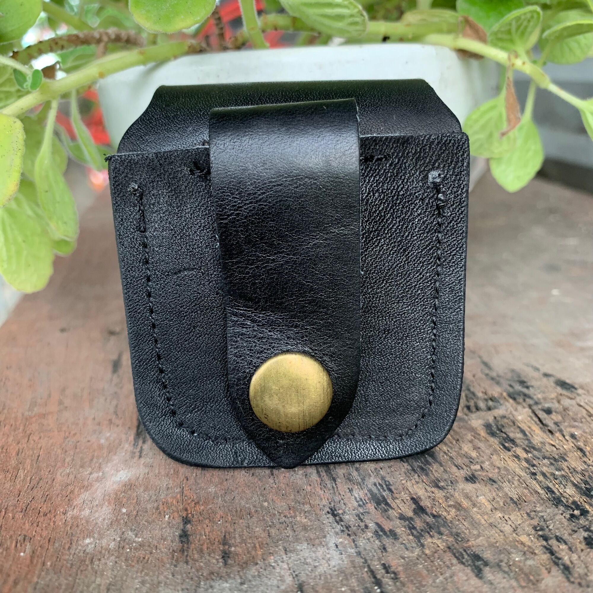 [HCM]Bao Da Đựng Bật Lửa Zippo Đeo Lưng | TRAN LEATHER