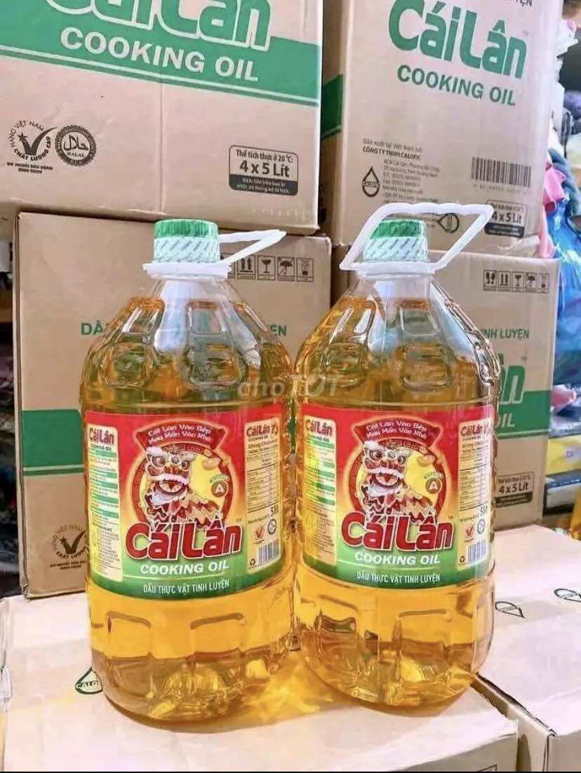 Dầu ăn thực vật tinh luyện Cái Lân 5 lít