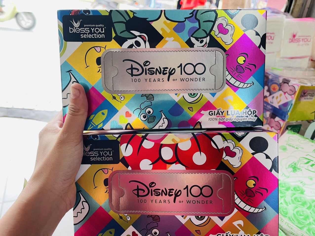 Khăn Hộp  Bless You Selection Disney  100 tờ