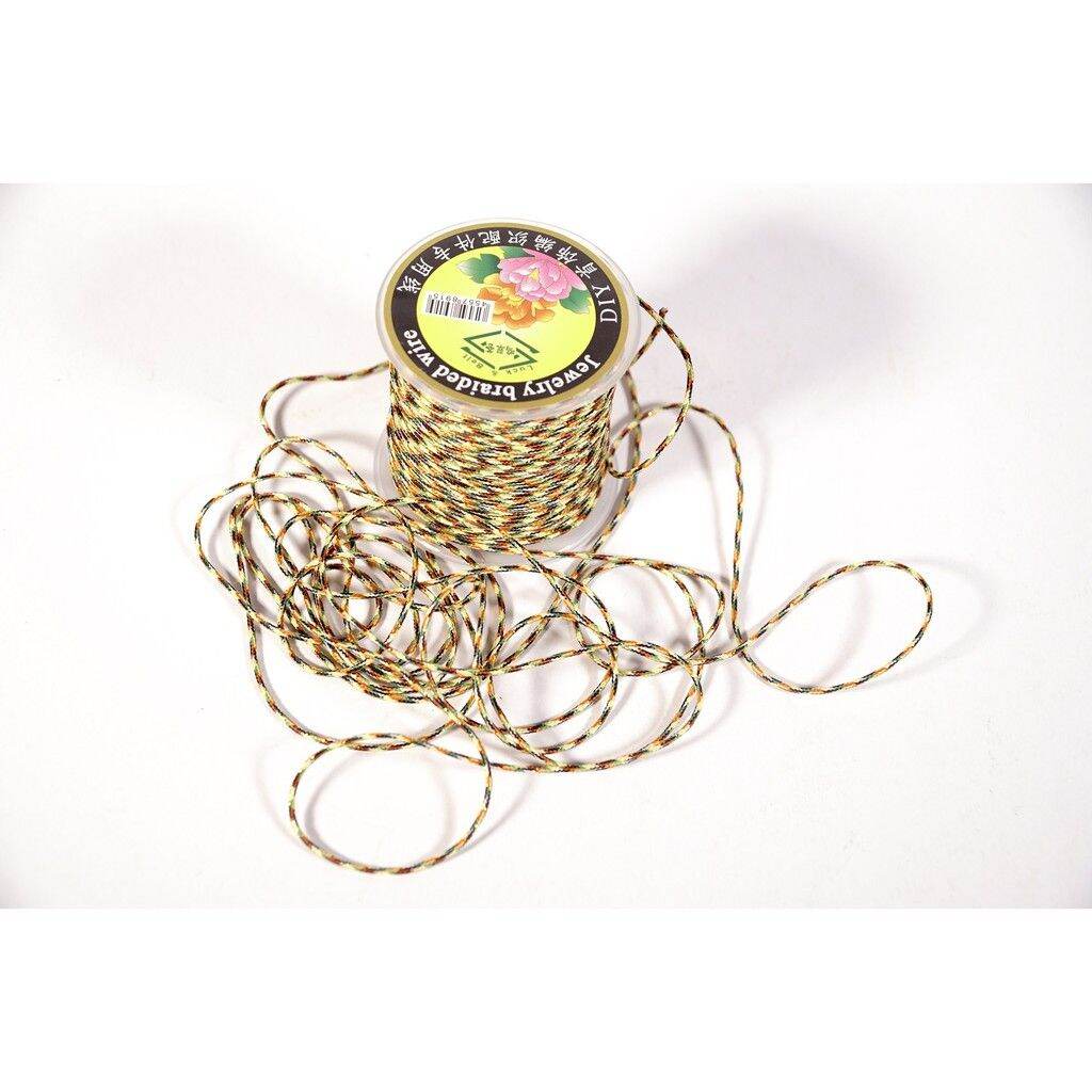 Cuộn chỉ ngũ sắc nhà Phật size 1mm dài 100m