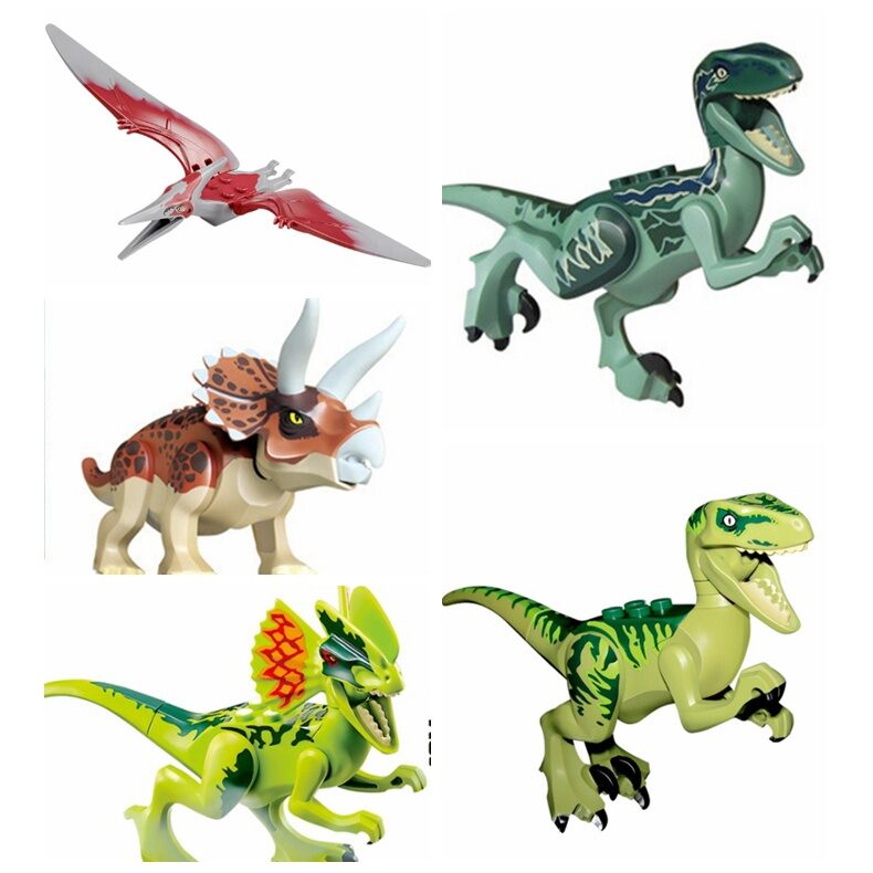 Bộ Đồ Chơi LeGo Lắp Ráp 5 Con Khủng Long Cho Bé