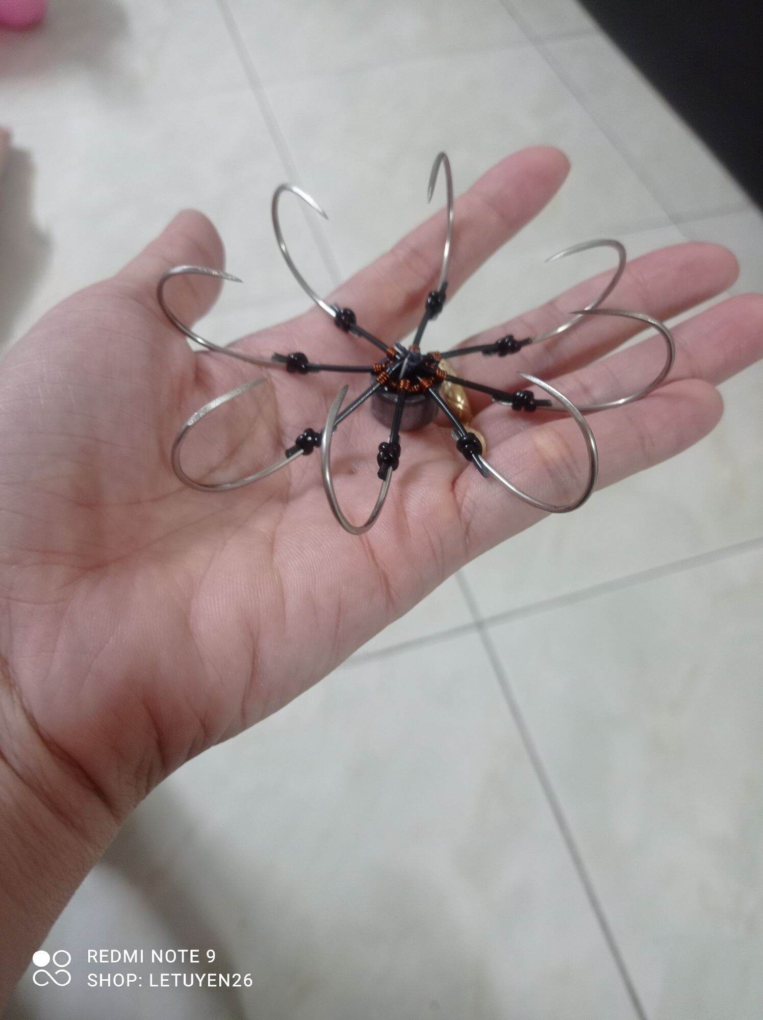 Lưỡi câu bát thép trắng câu biển số 14