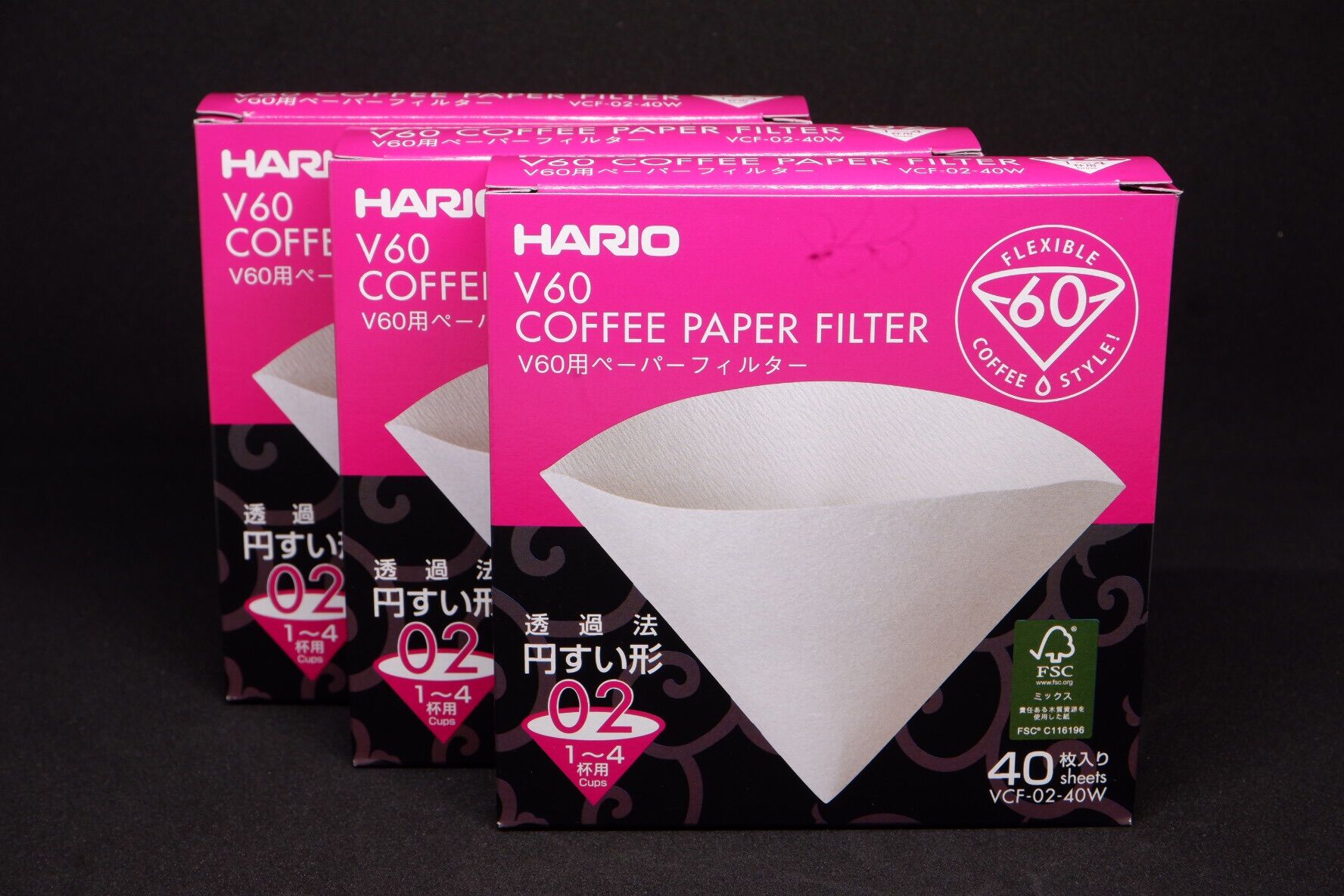 Giấy lọc HARIO VCF-02-40W (2 ly - 40 tờ)