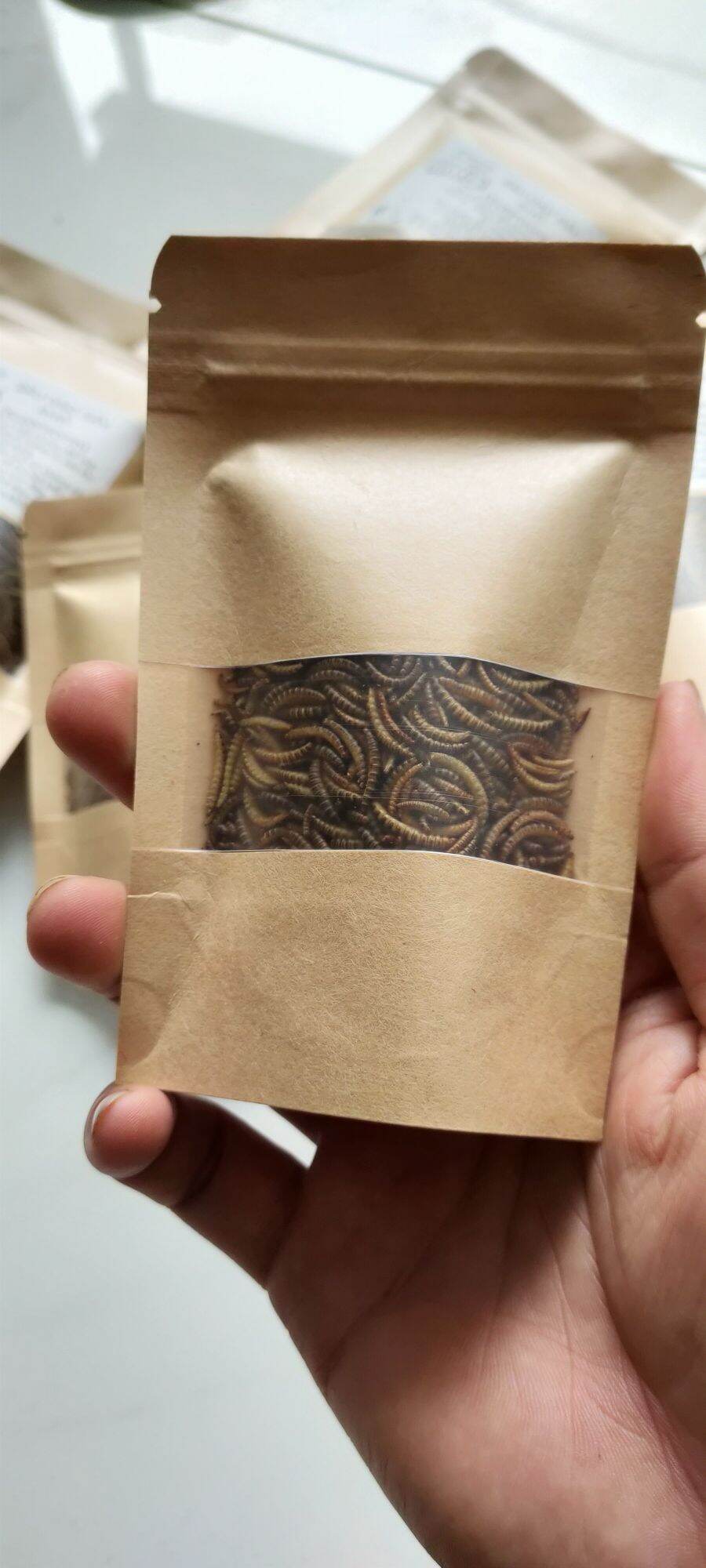 Sâu sấy khô dùng cho bò sát