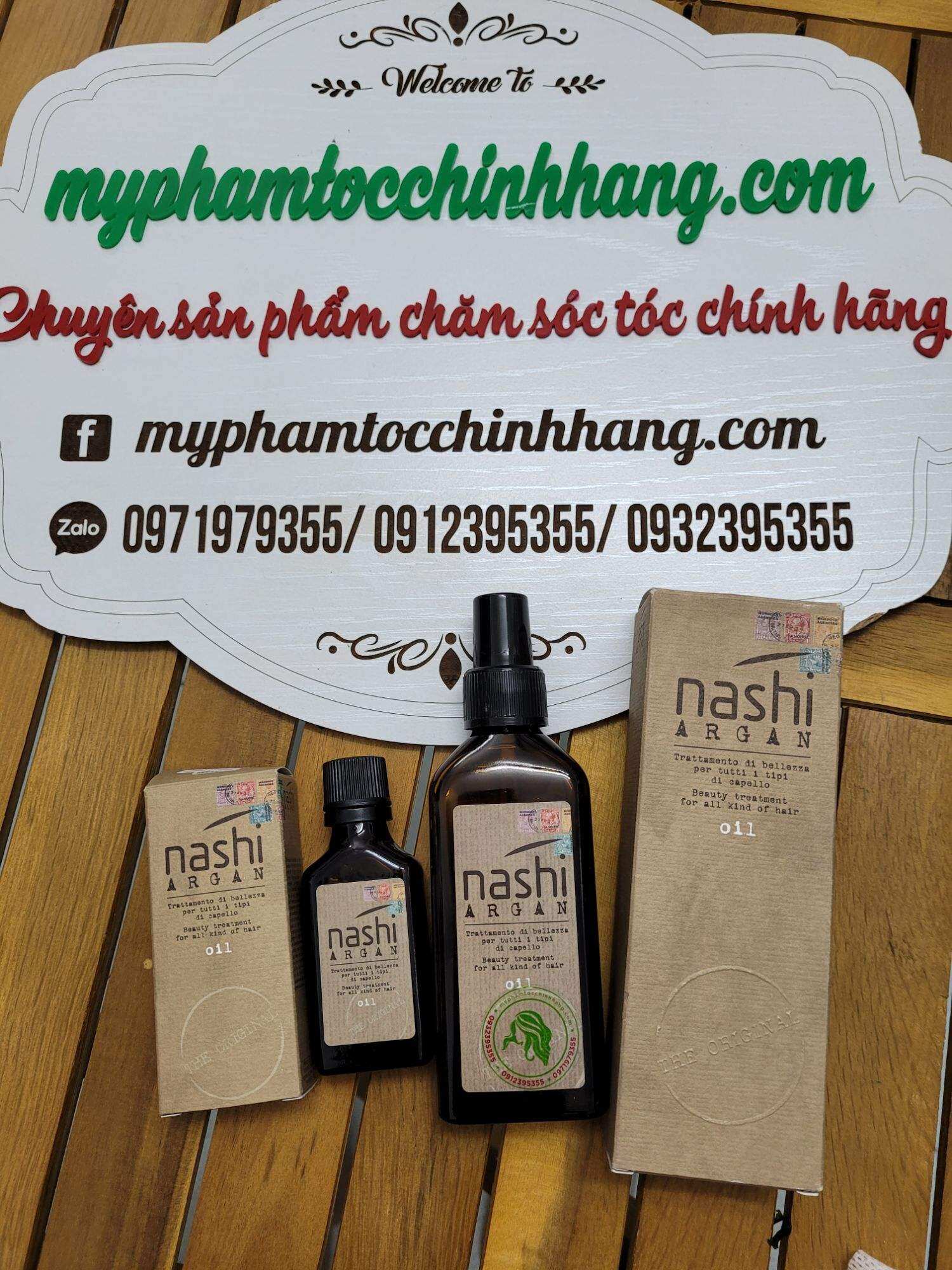 Tinh dầu dưỡng tóc Nashi argan 30ml - 100ml
