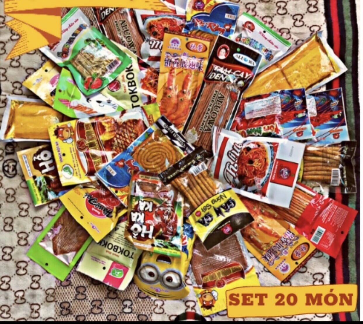 [☄️BỊCH 30 GÓI☄️]Thịt Hổ Kaka ,Snack Thơm Cay Hổ Miếng Kaka Gói 20g