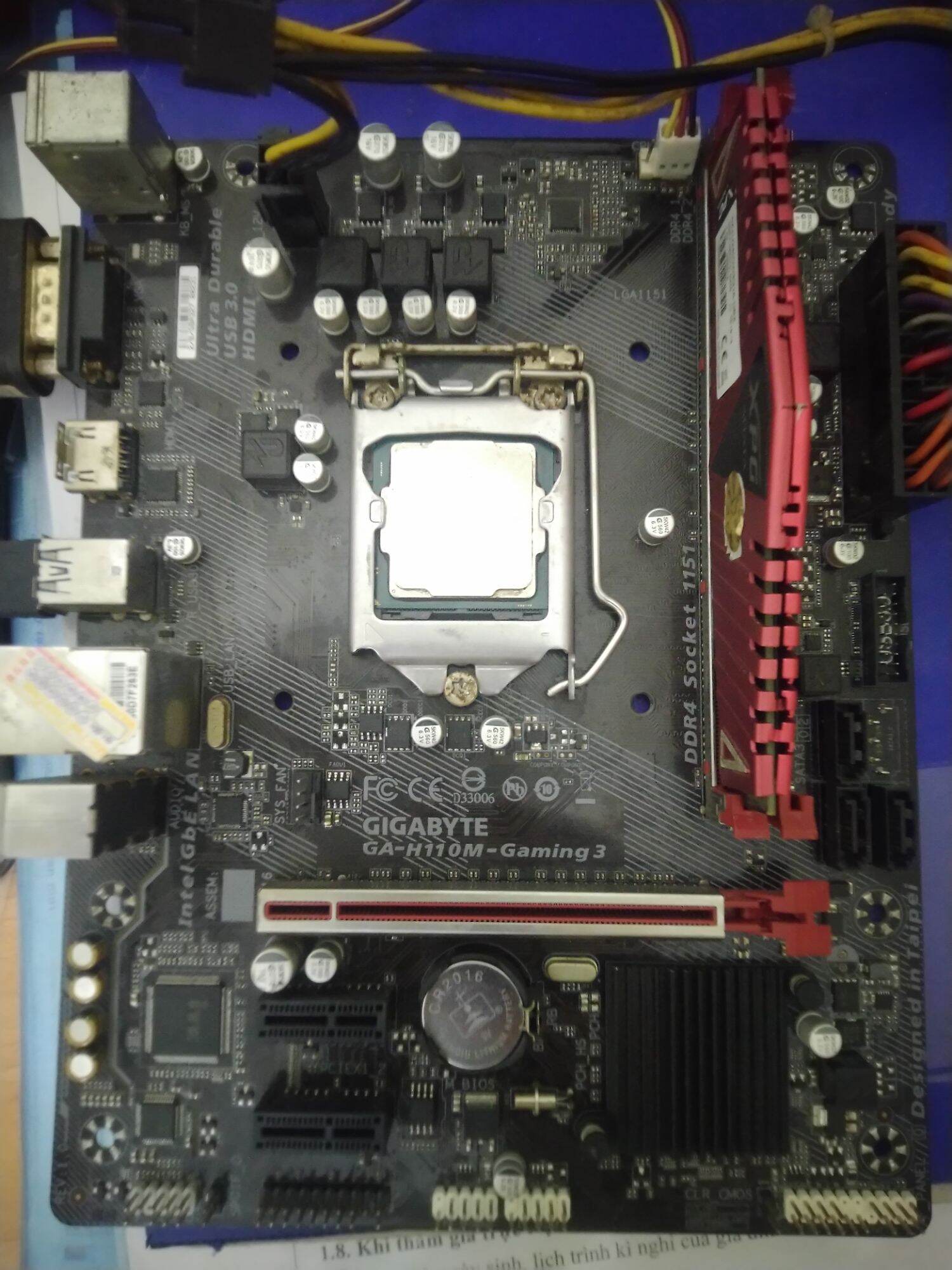 Bảng mạch chủ mainboard h110 giga gaming 3 1151