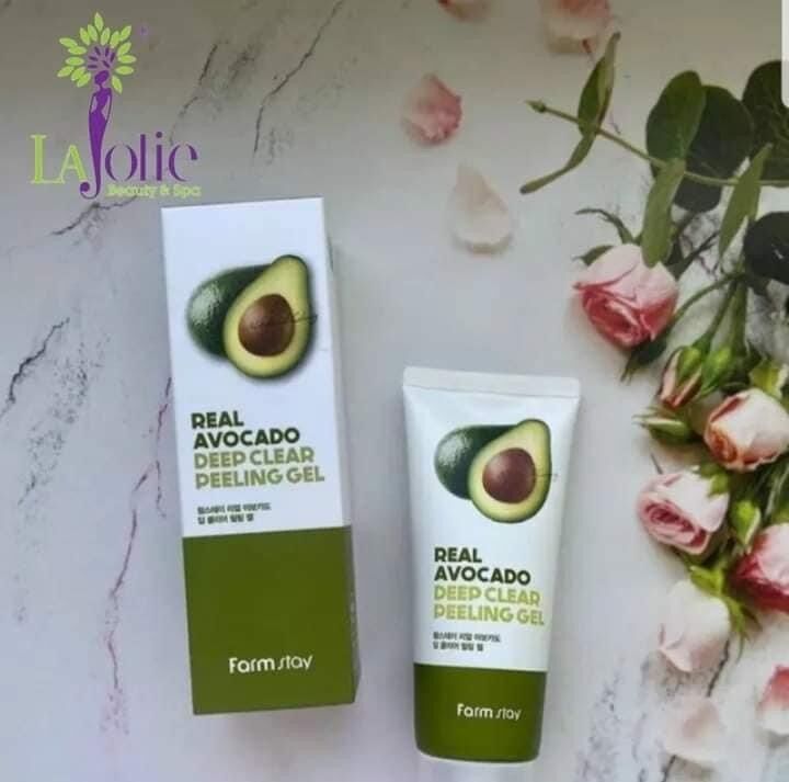 [HCM]Gel Tẩy tế bào chết chuyên sâu tinh chất Bơ - Farm stay Real Avocado Deep Clear Peeling Gel - 100ml