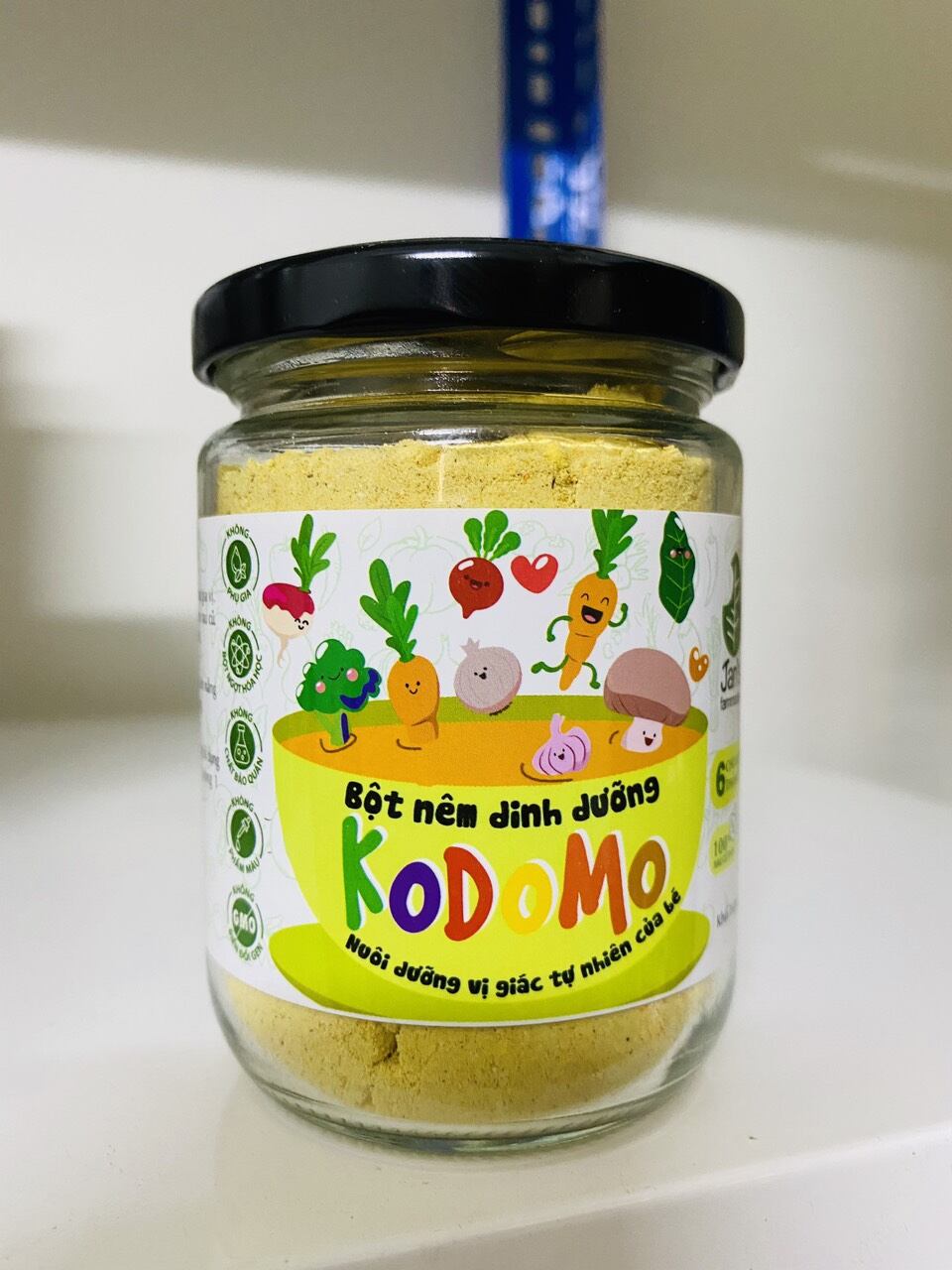 Jan s Bột nêm dinh dưỡng Kodomo, bột nêm rau củ cho bé ăn dặm