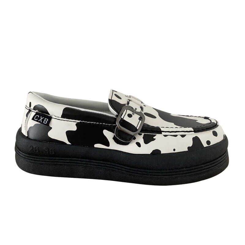 Giày bò sữa đế bánh mì 5cm cực cute
