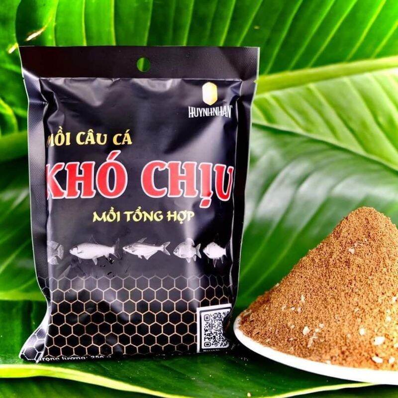 Mồi câu cá khó chịu ĐỎ (chép ) - ĐEN ( tổng hợp )