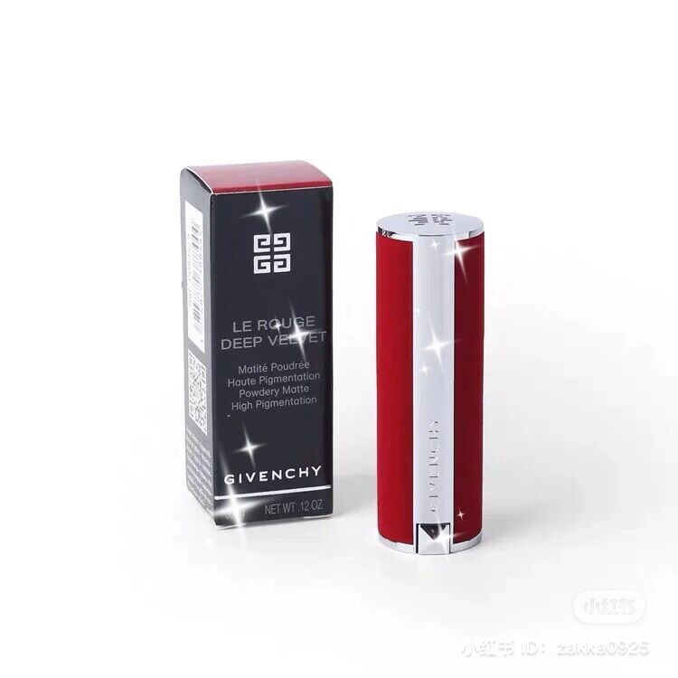Son Givenchy 37 Rogue Graine limited vỏ nhung đỏ