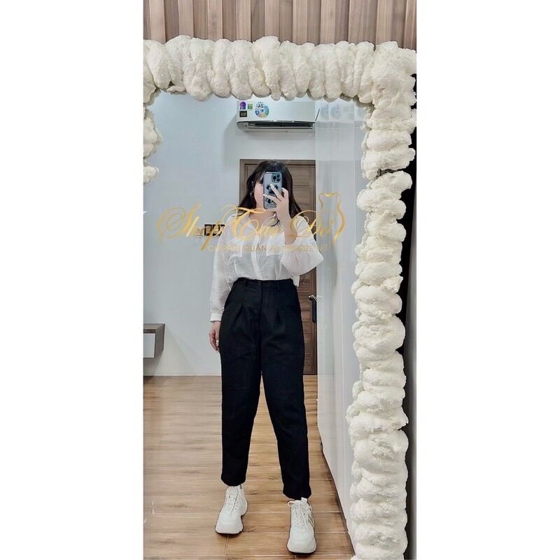 (SHOP TÁO ĐỎ BIGSIZE 50kg-90kg HCM) Quần tây baggy công sở