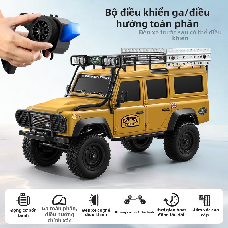 MN MODEL | Off-road RC Car Climbable Tank and Jeep Wrangler Model - 9