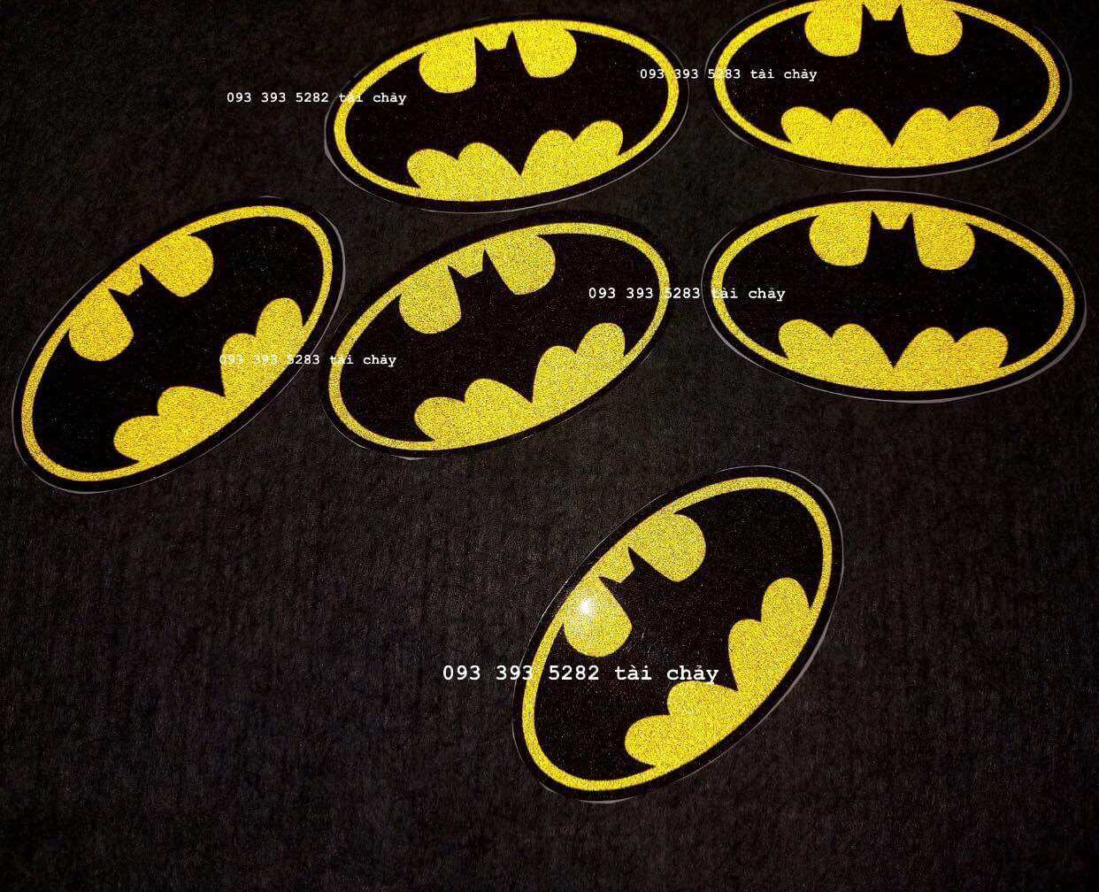 [ 1 MIẾNG ] TEM BATMAN PHẢN QUANG DÁN TRANG TRÍ XE