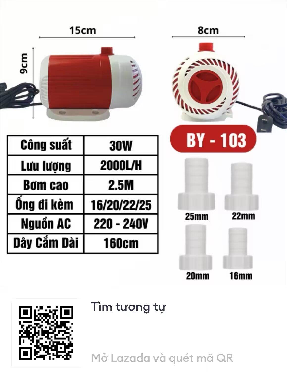 Máy Bơm Bể Cá Baoyu BY 101-102-103-104-105-106-107-108-109 Siêu êm-Cao Câp-Chính Hang-Bảo Hành 2 năm
#máybơmbêca - 3