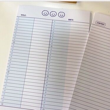 Giấy note ghi bài B5 mặt cười