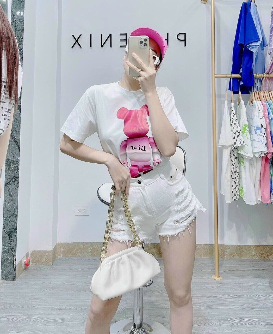 Quần đùi jeans rách đùi cực sexy