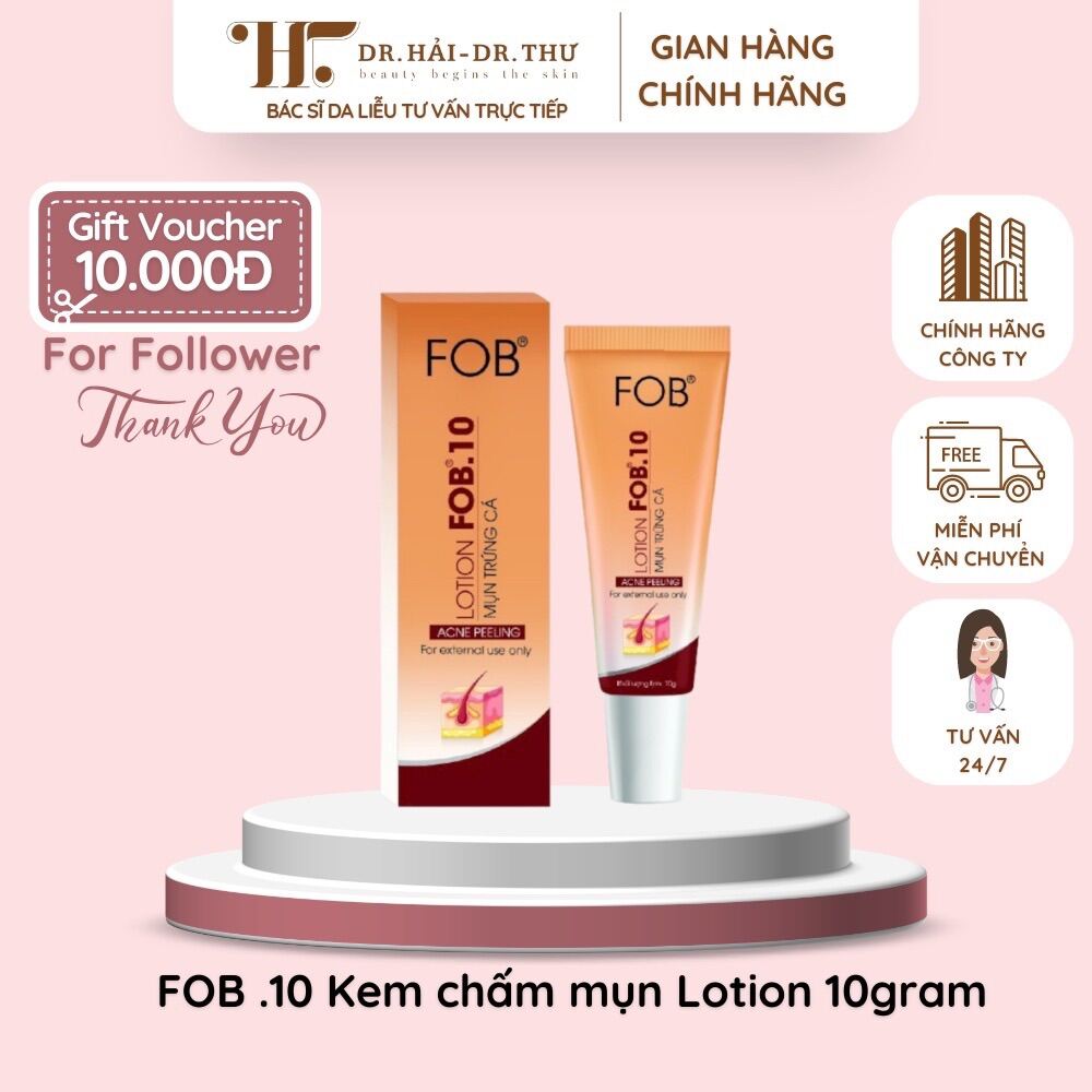 👩🏻‍⚕️[CHÍNH HÃNG] FOB .10 Kem chấm mụn Lotion