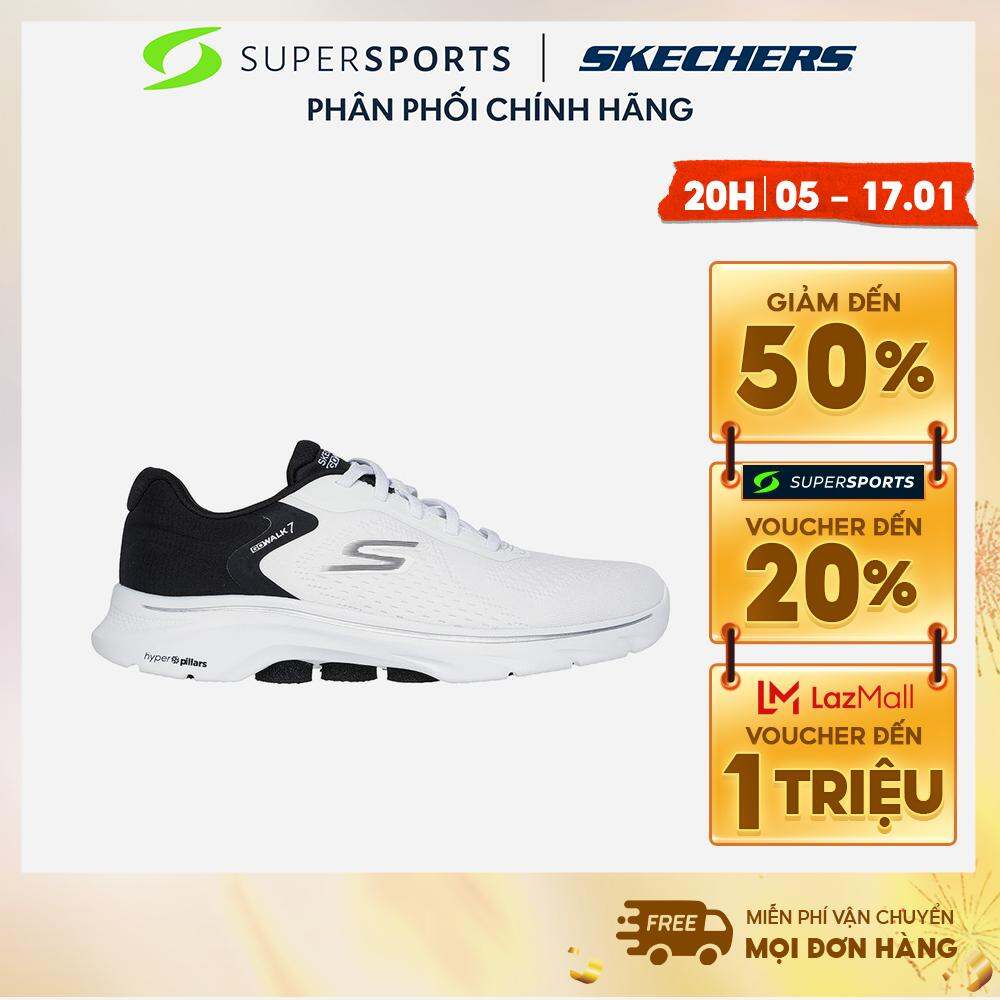 SKECHERS Giày thể thao nữ Go Walk 7 125215-WBK