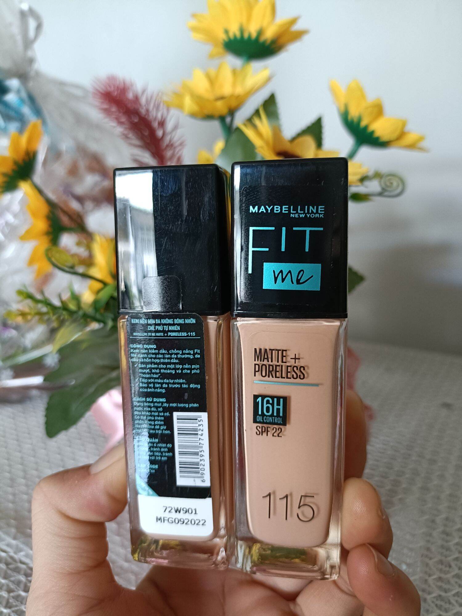 Kem nền mịn da fitme maybenline