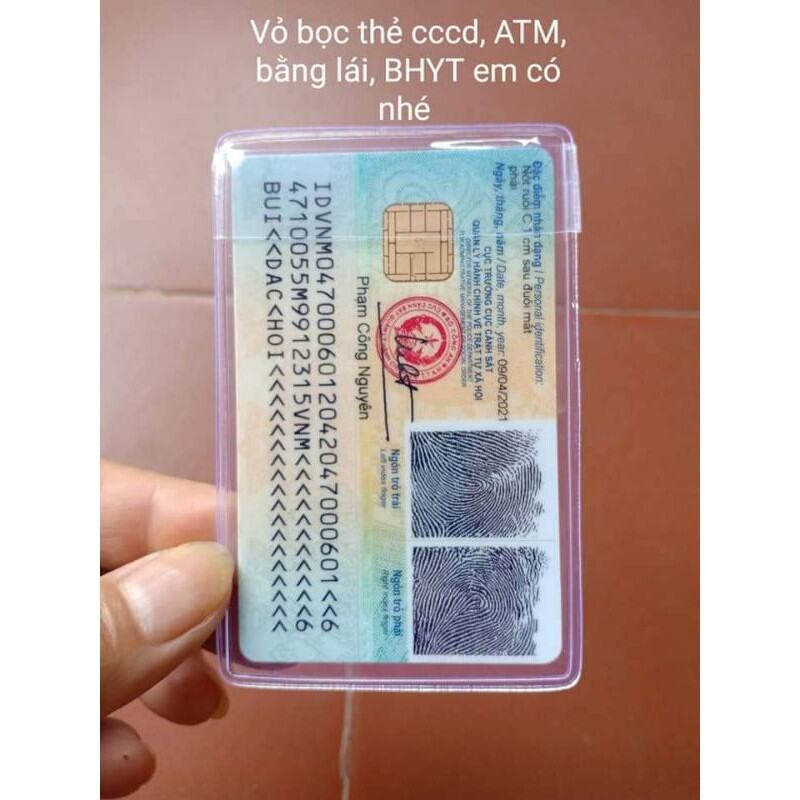 Túi Đựng Thẻ Căn Cước Công Dân [ CCCD ] Bao Bì Bọc Gói Bảo Quản Bằng Lái Xe Thẻ ATM Card visit Phụ Kiện Túi ví Nam Nữ