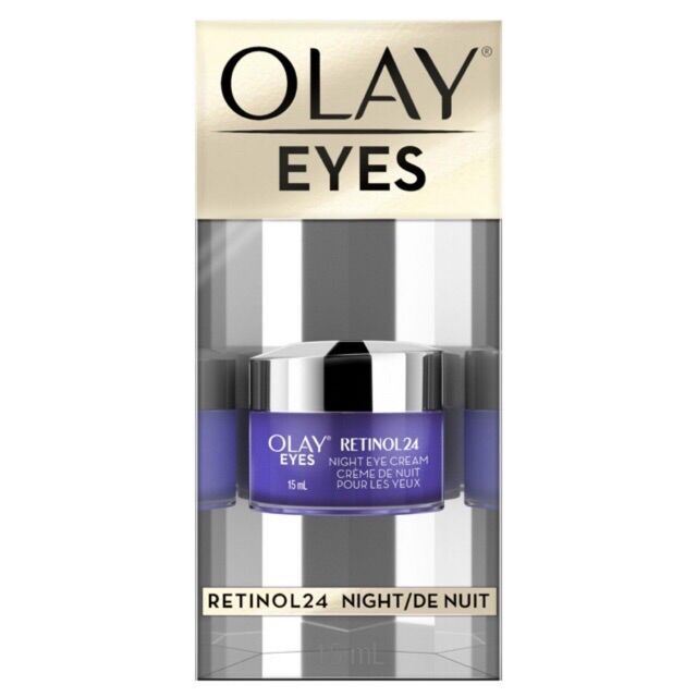 Kem mắt chống lão quá mạnh Olay Eyes Retinol 24 Night Eye Cream 15ml.Hàng Xách Tay