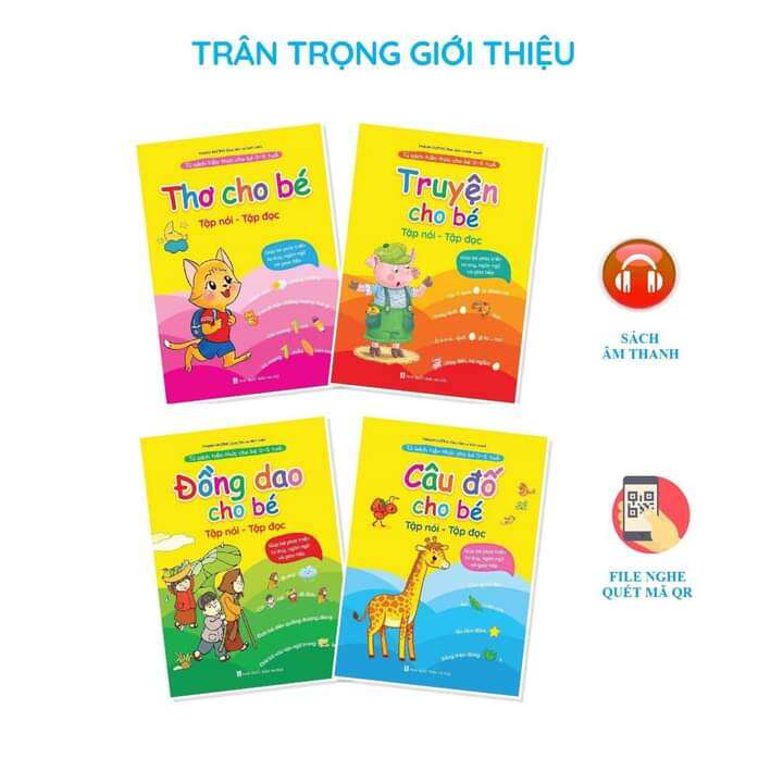 SÁCH - Tuyển tập thơ , truyện , đồng dao , câu đố cho bé 0-6 tuổi