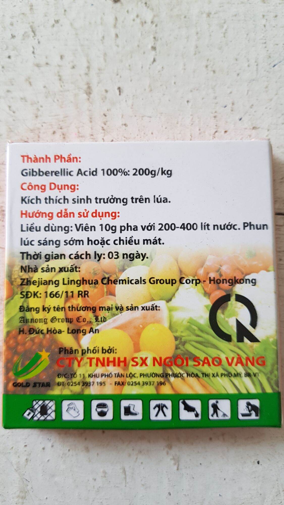 Viên sủi sinh trưởng cây GA3