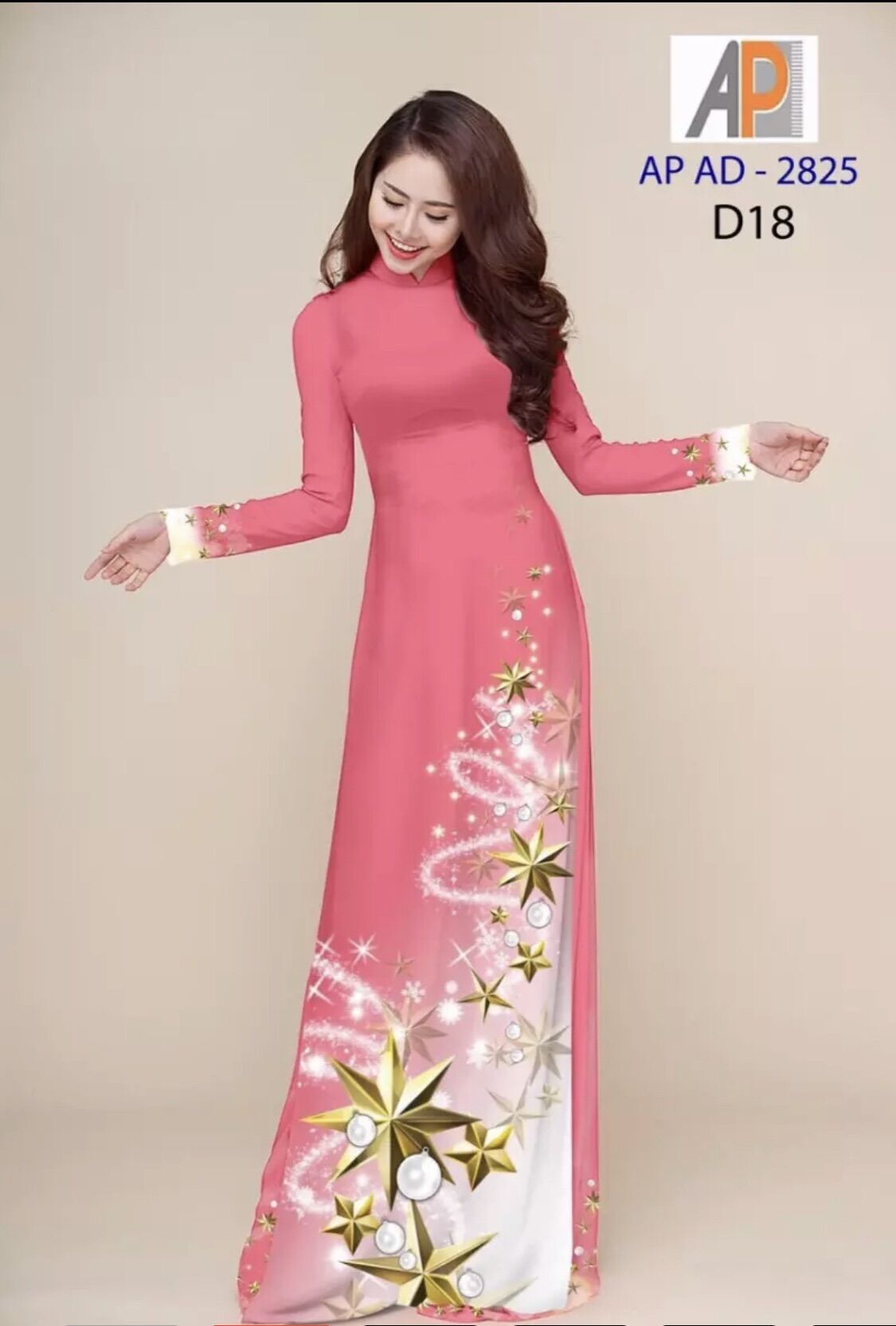 [HCM]Vải áo dài in ngôi sao