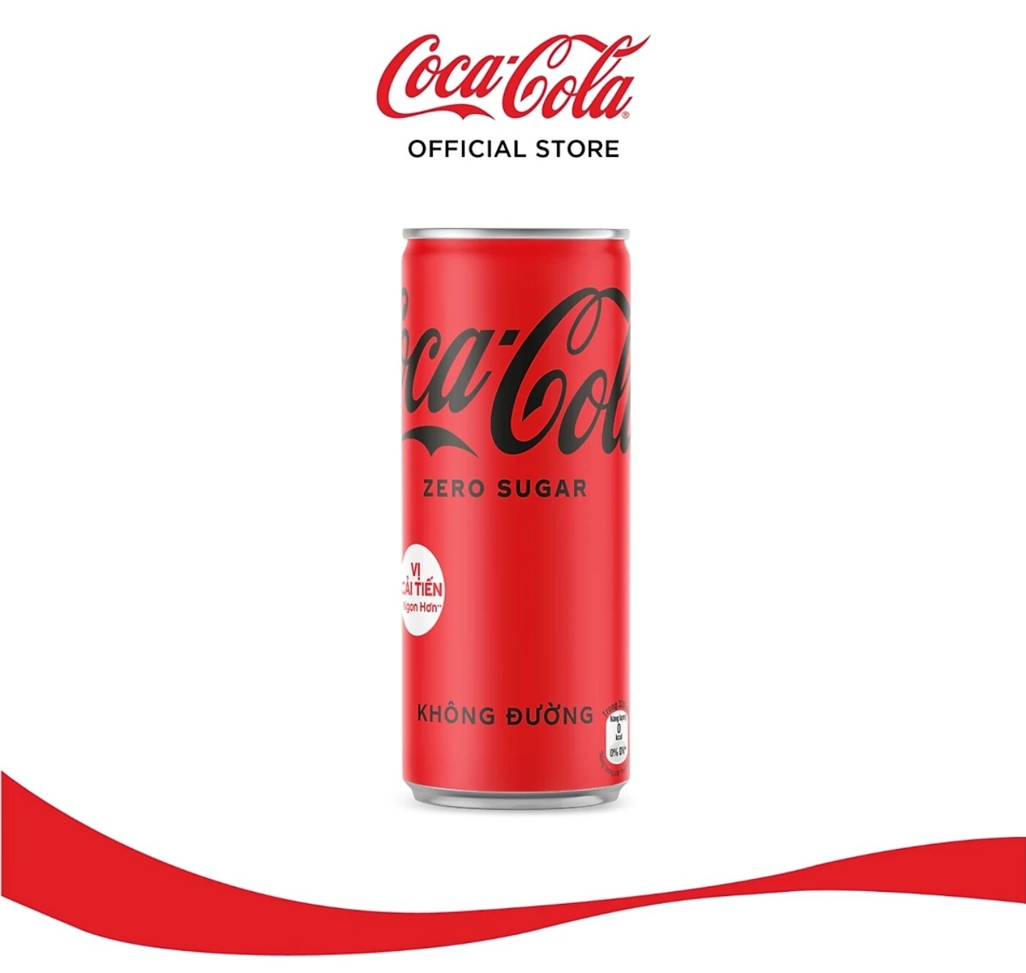(Set 24 lon) Nước ngọt Coca Không Đường - Coca Zero (Lon 320ml) (Date mới T10/2025)