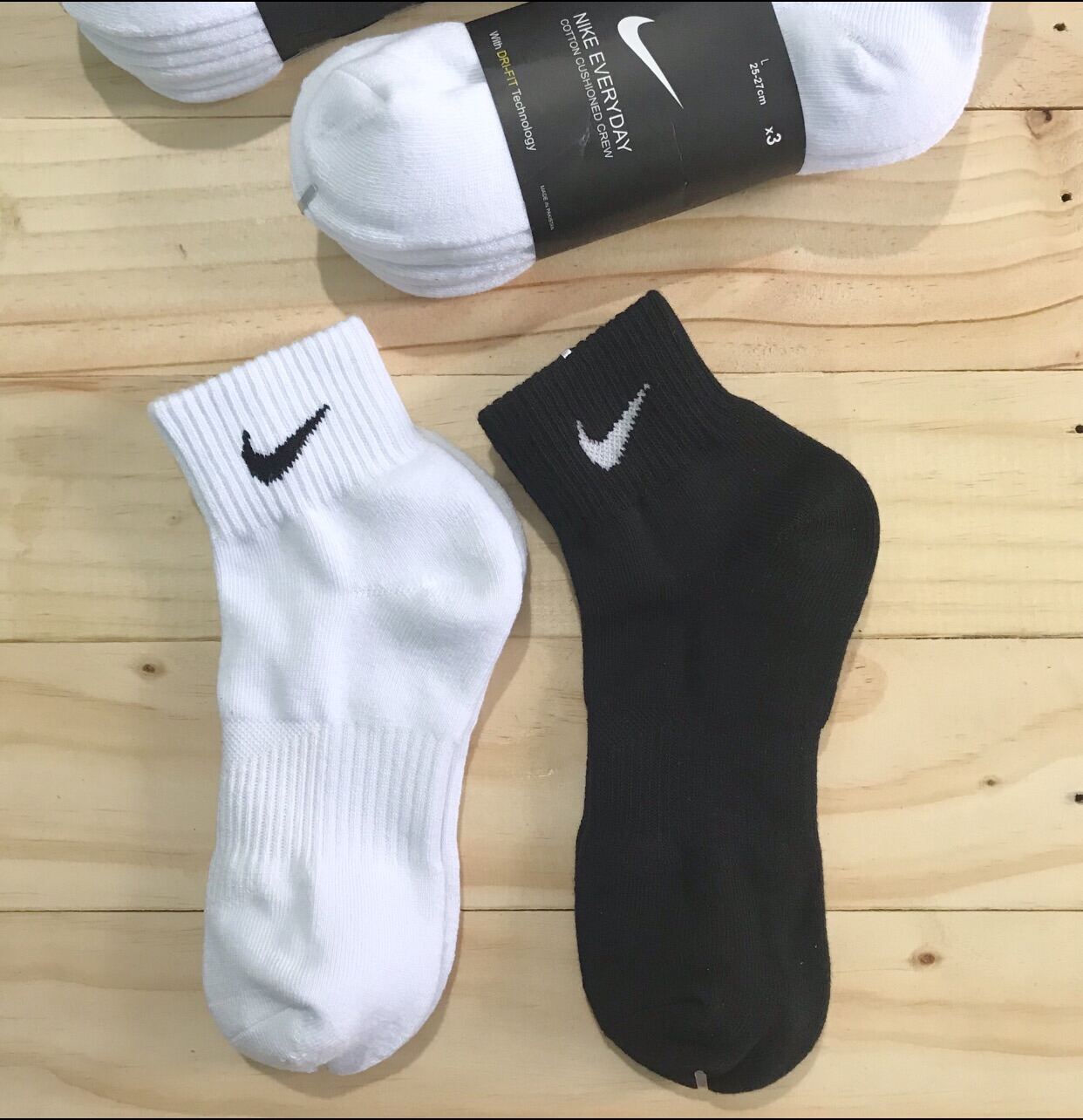 HÀNG CHUẨN XỊN Tất vớ thể thao Nike cổ trung lửng nam nữ hàng xuất xịn