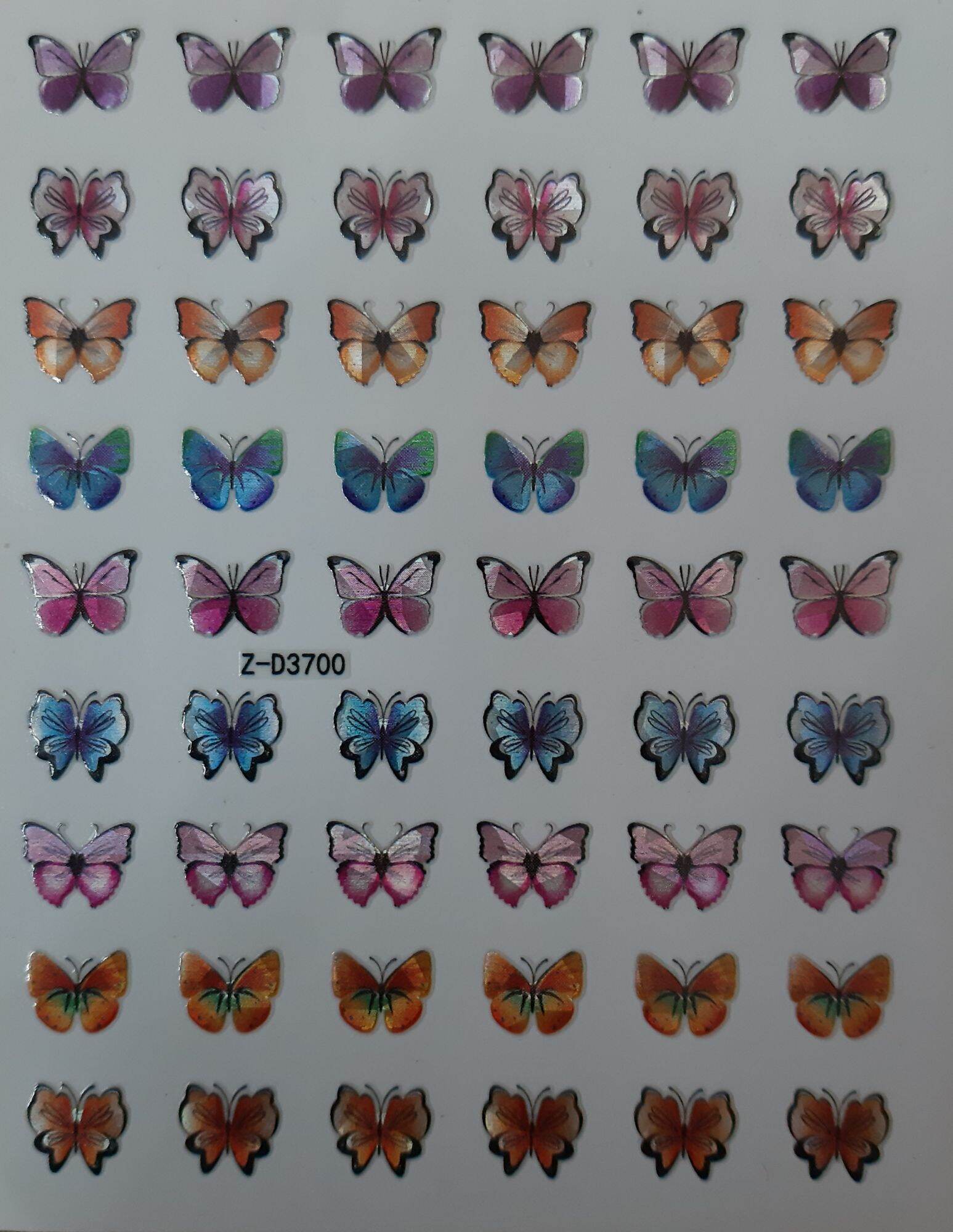 Decan dán móng hình bướm( 56 con 1cm)
