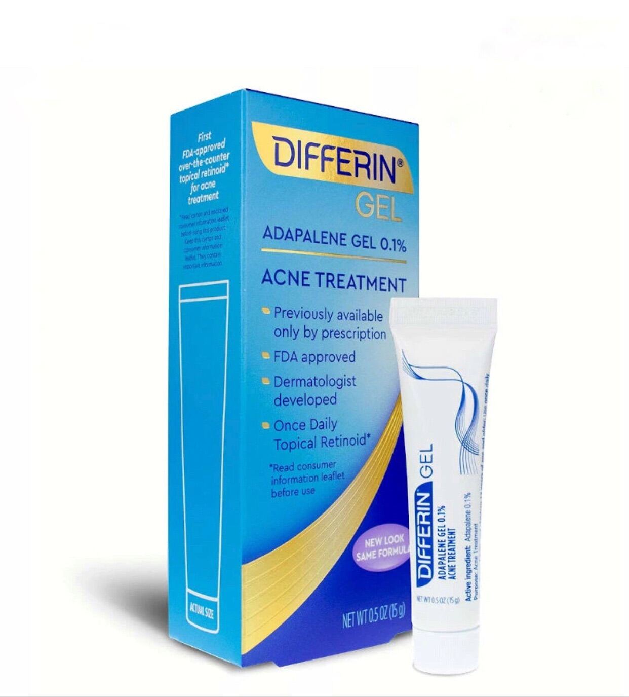 [Hcm]Gel Giảm Mụn Differin Adapalene Gel 0.1% 15G