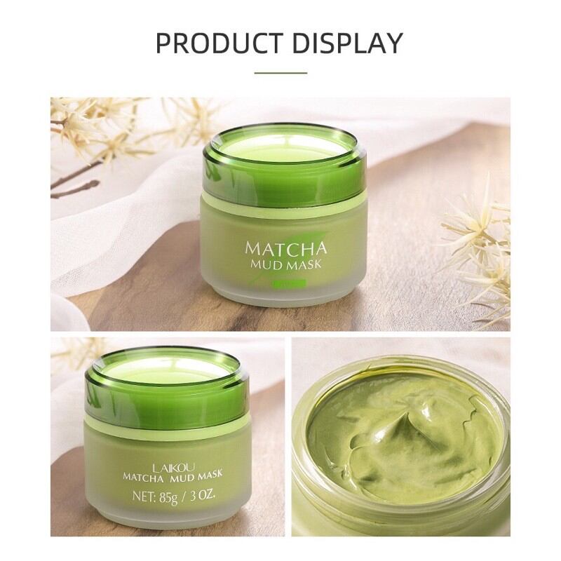 Mặt nạ bùn đất sét Matcha Laikou Mud Mart