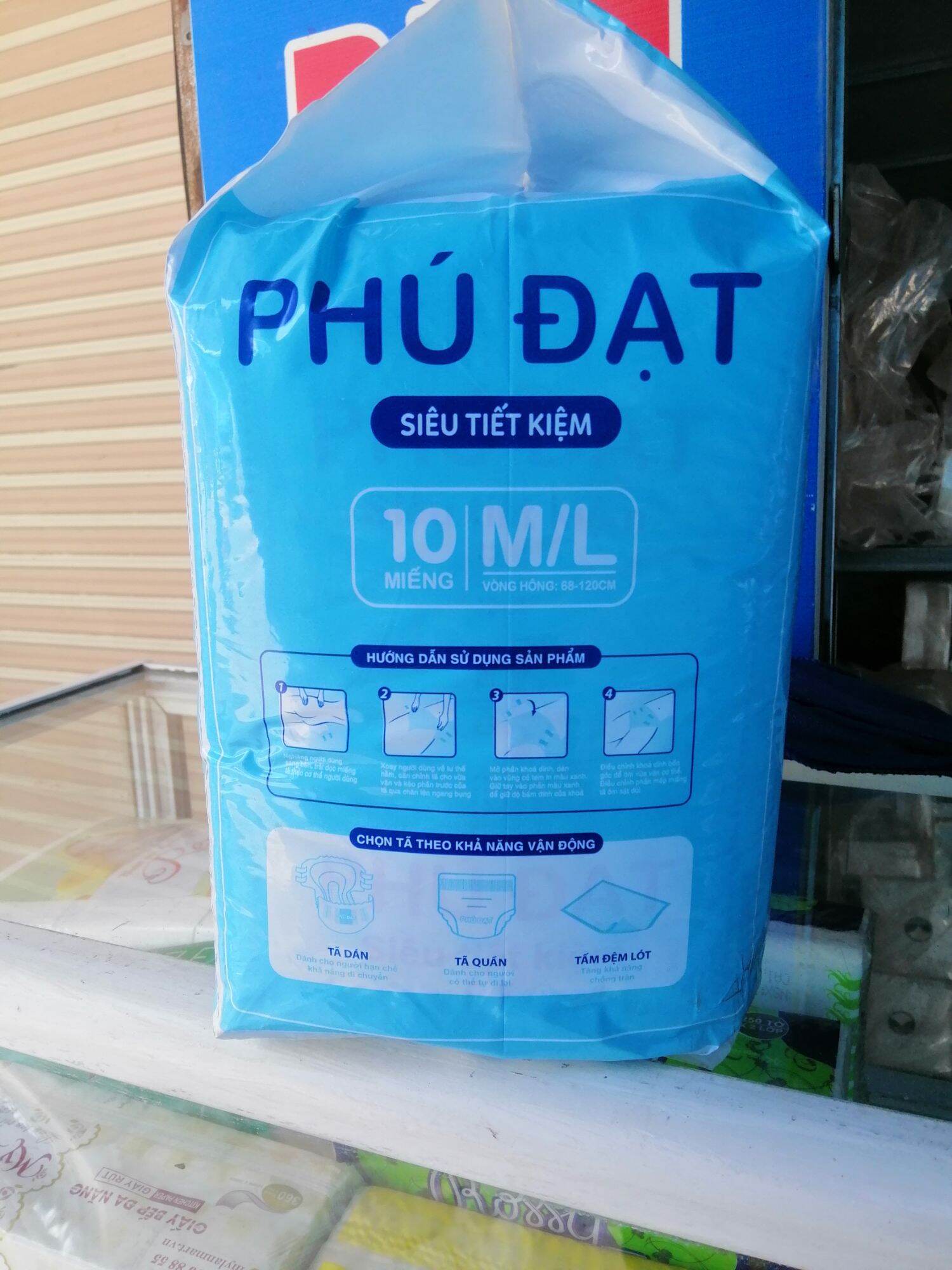 Bỉm người già Phú Đạt - Size M/L 10