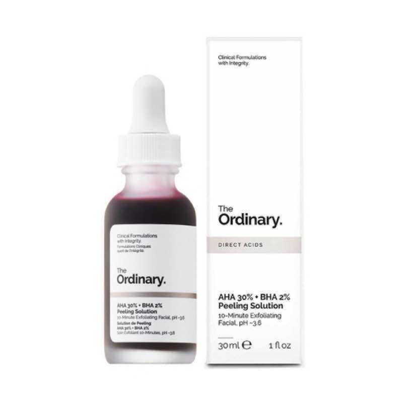 SERUM PEEL DA HOÁ HỌC THE ORDINARY AHA 30% BHA 2% PEELING SOLUTION (NO BOX)