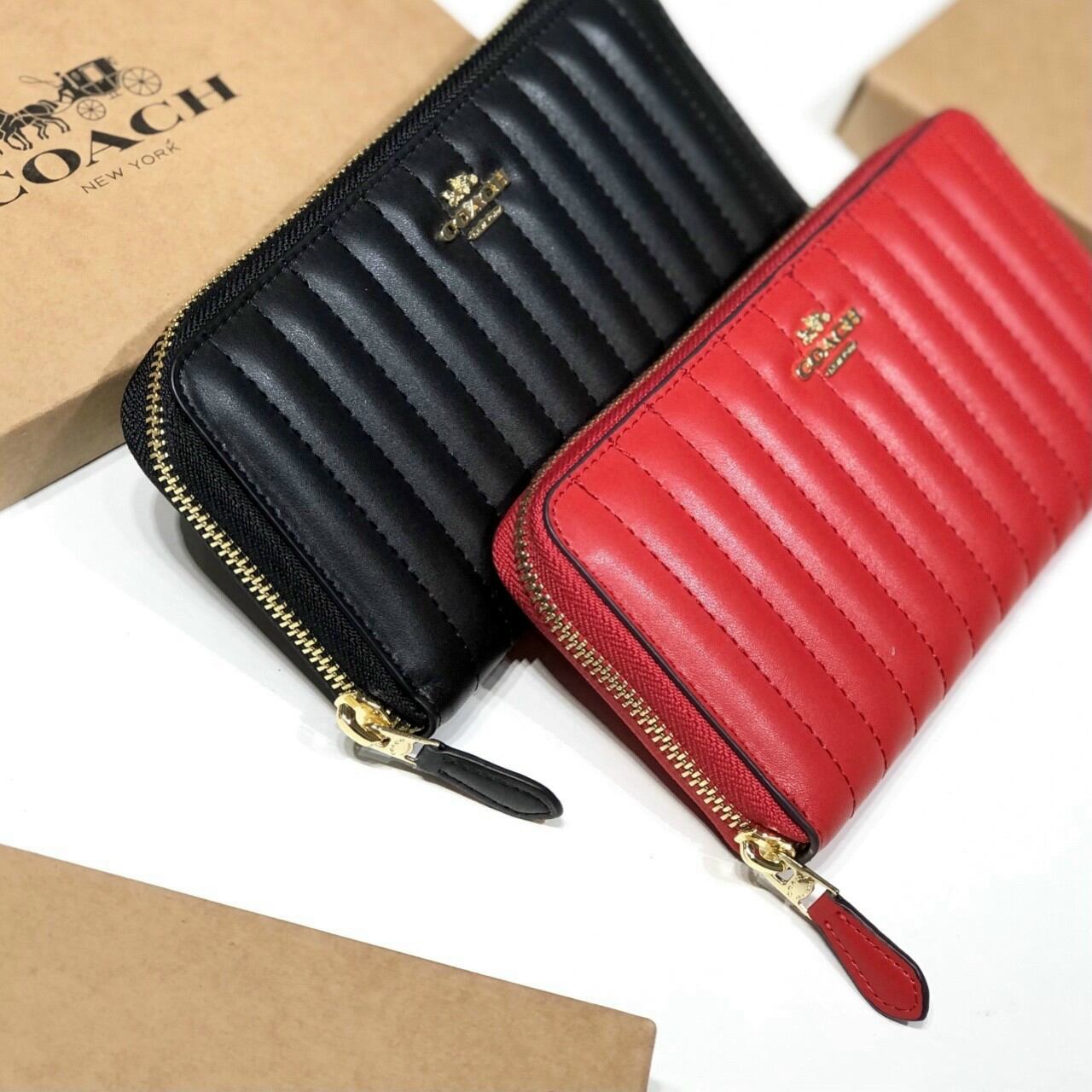 Ví C0*ACH ACCORDION ZIP WALLET da thật chuẩn xịn