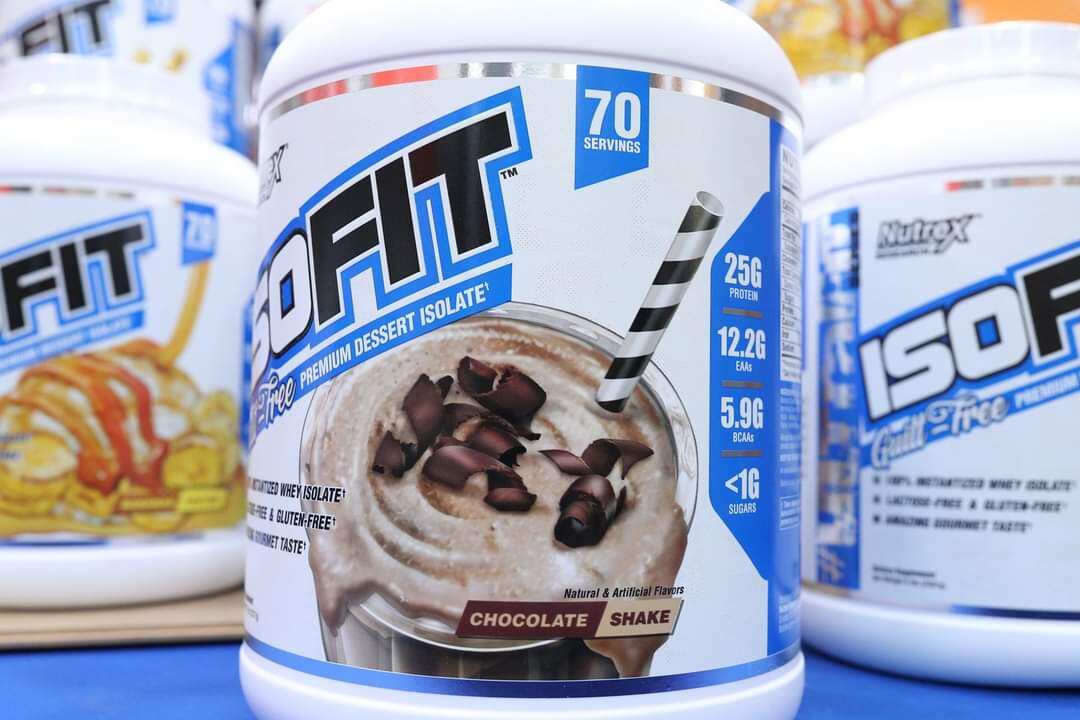 Nutrex ISOFIT - Whey Protein tinh khiết đẳng cấp nhất cho gymer