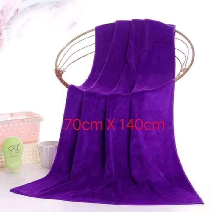 Khăn tắm micro 70x1m4 siêu thấm hút