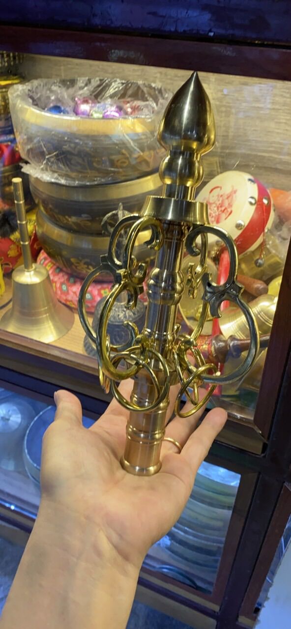 Đầu gậy tích trượng đồng đúc