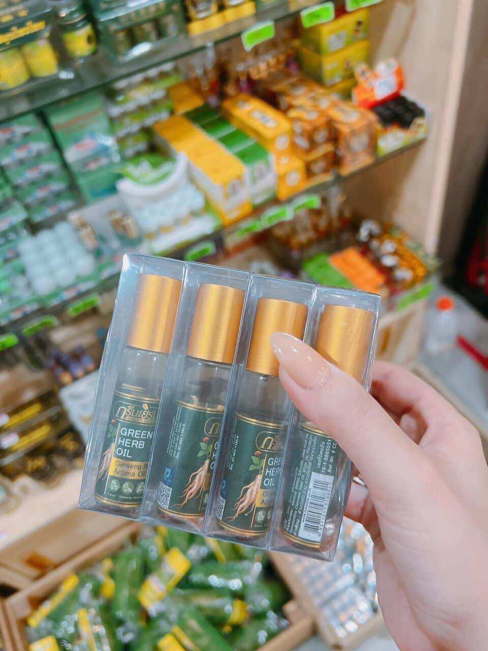 Lốc 12 chai dầu lăn nhân sâm mẫu mới thái lan