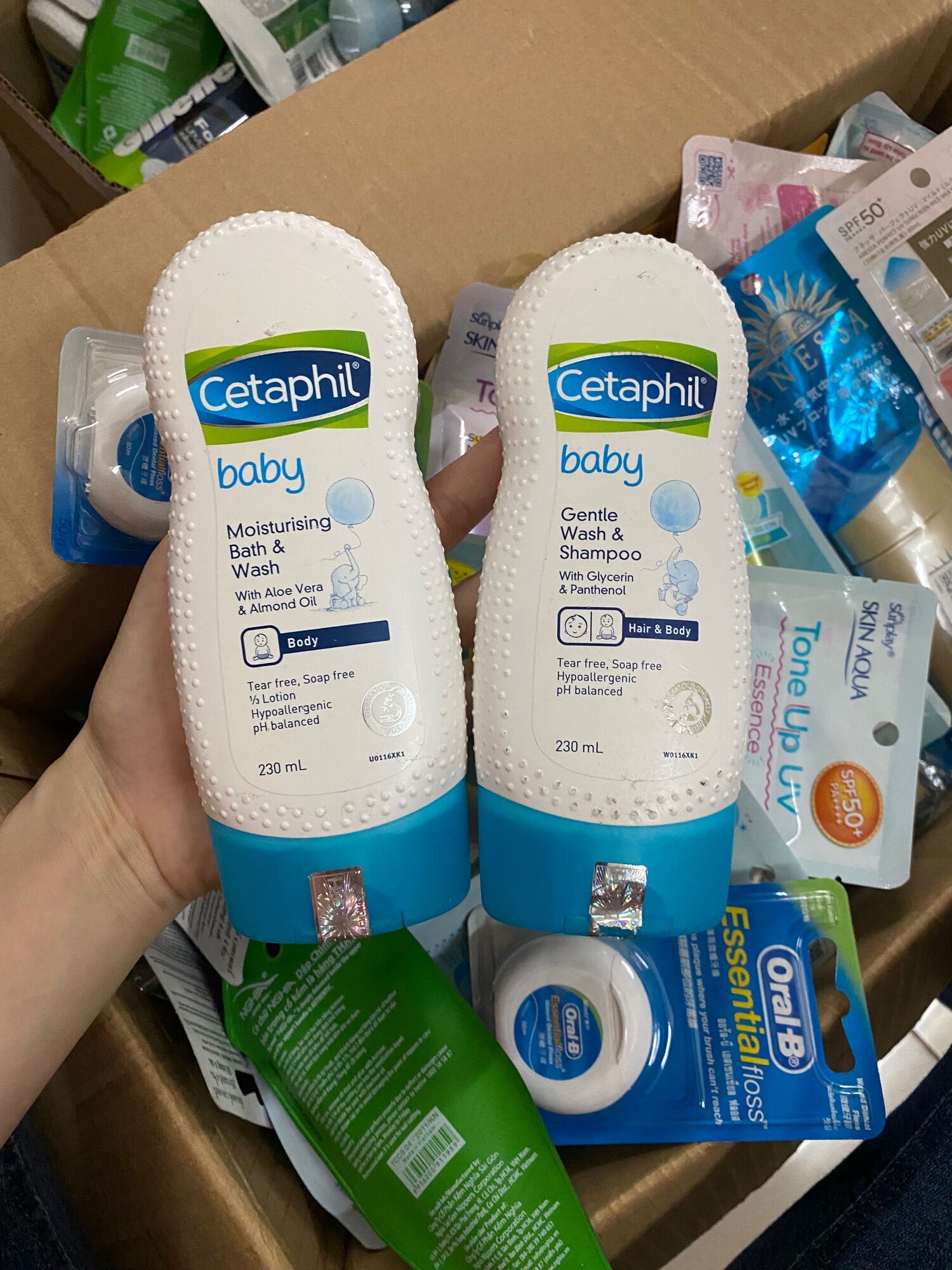 CHÍNH HÃNG Sữa Tắm Gội Cetaphil Baby Gentle Wash & Shampoo 230ml