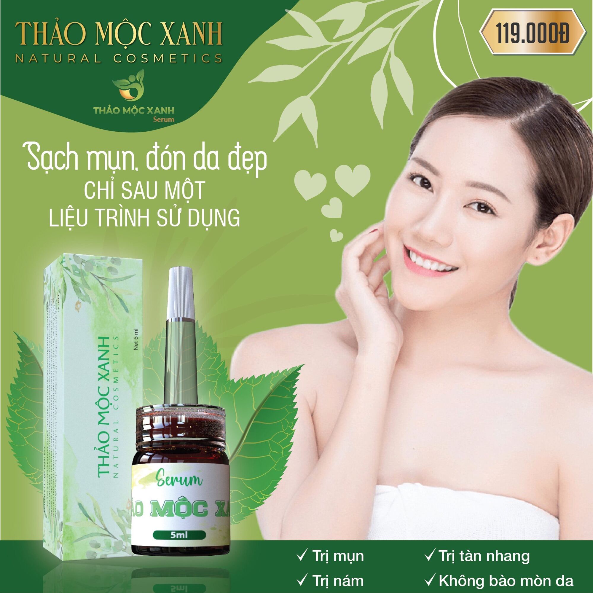 Thảo Mộc Xanh 5ml giá rẻ