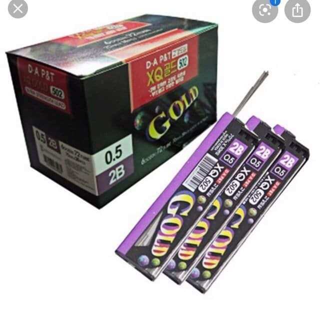 RUỘT BÚT CHÌ GOLD 2B 0.5MM