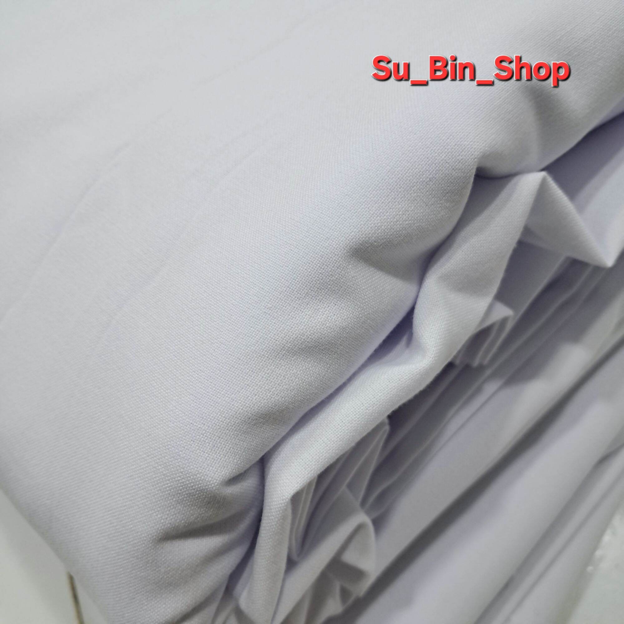 Vải kate FO trắng may đồ blouse y tá bác sĩ