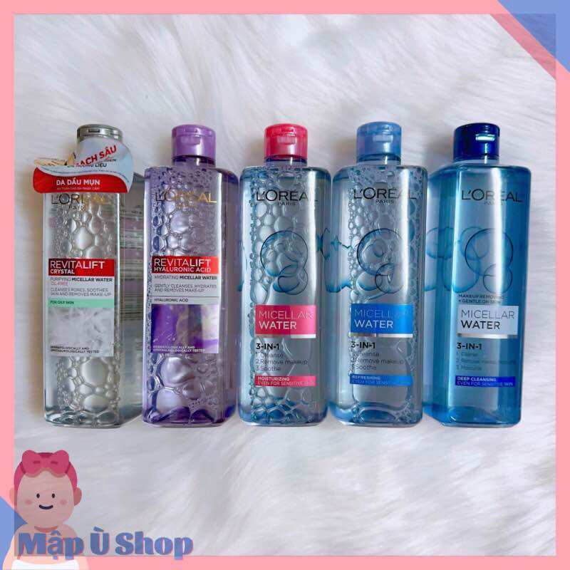 Nước tẩy trang Loreal 400ml