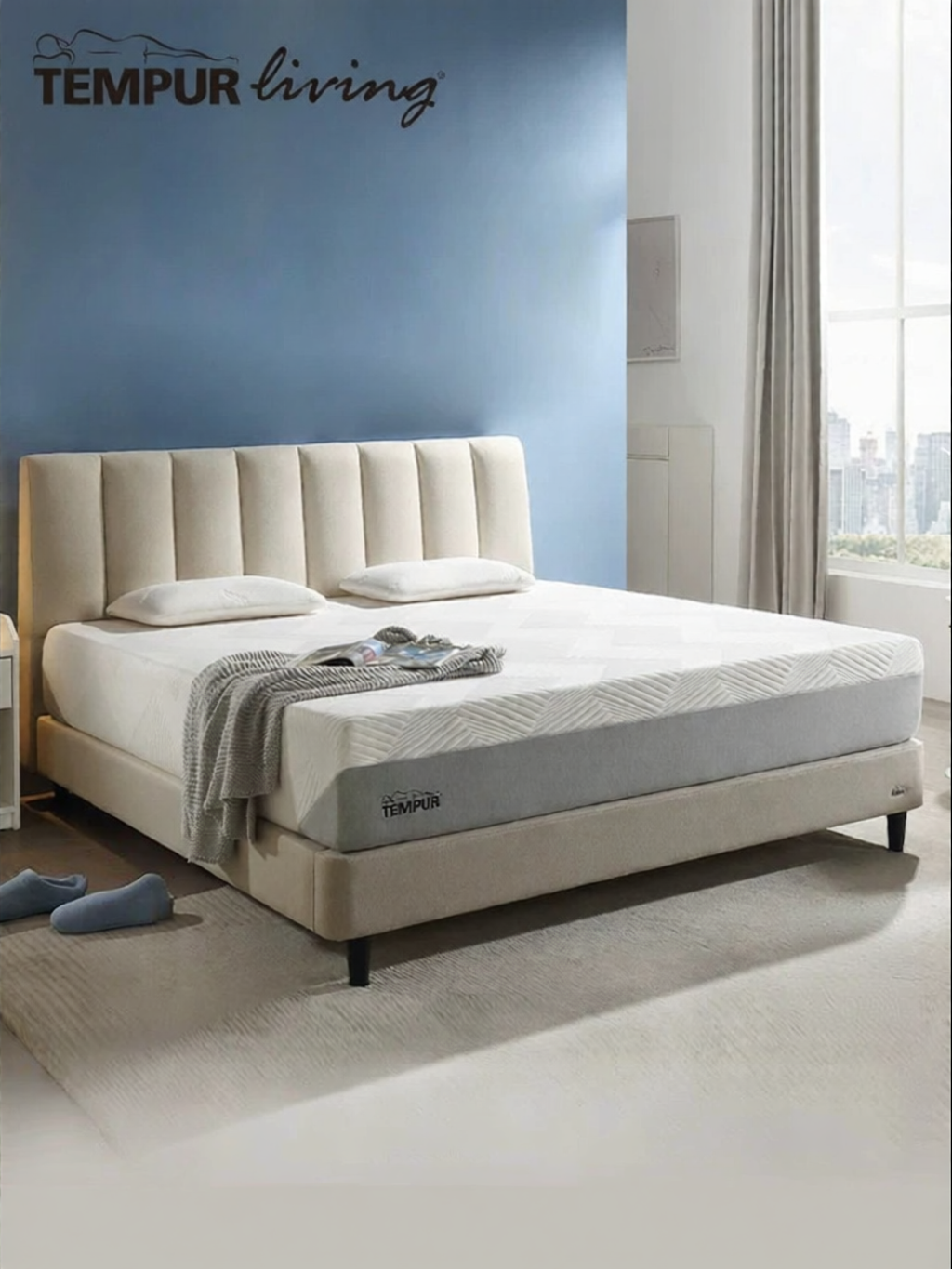 TEMPUR | Orthopedic Support and Mite-Resistant Memory Foam & Spring Mattress Giá 44,446,000 Đồng*Miễn phí vận chuyển